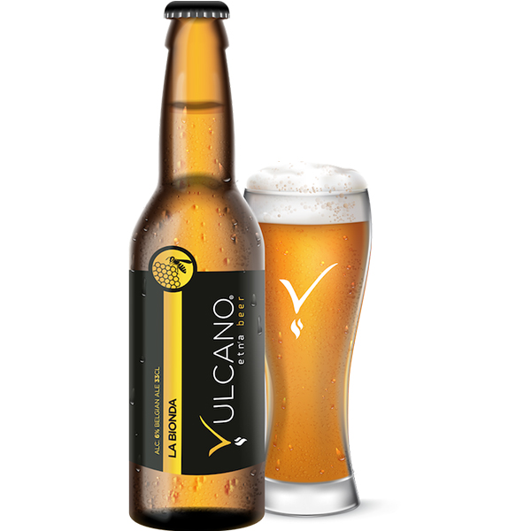 Birra Bionda al Miele d'Api Vulcano 33 cl
